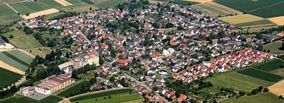 Luftbild von Hugsweier